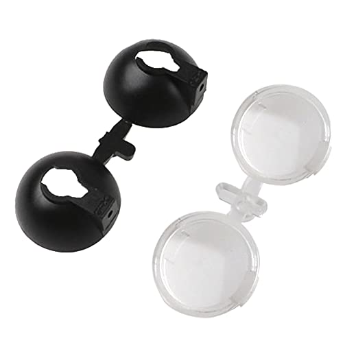 1/10 RC Car RC Car LED Light Headlights Spotlight Compatible with Traxxas TRX-4 TRX-6 Axial SCX10 90046 AXI03007 Redcat Gen8 1/10 RC Crawler Car Truck (18MM B) - size: 18MM B