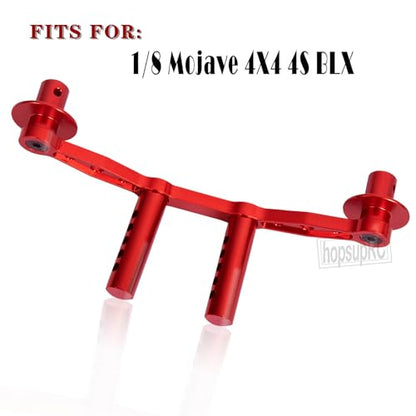 Aluminum Front Rear Body Posts Mount Shell Column Fixing Bracket Upgrades Part for 1/8 Mojave 4X4 4S BLX RC Car,Alloy Body Post Set Hops Up,Replaces ARA320740 Red - color: Red/Body Post Set