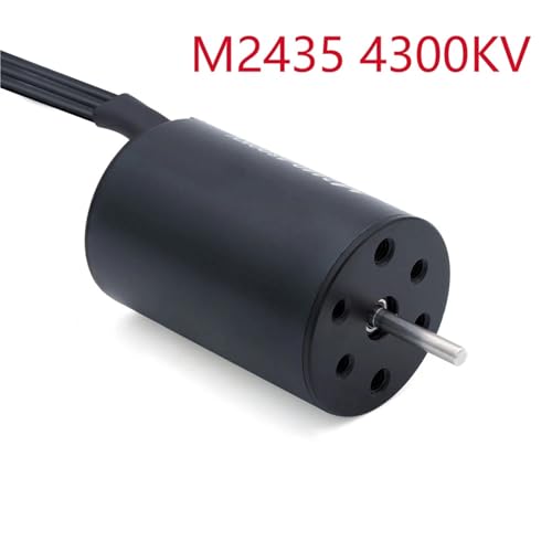 RC Car Repair Kit for Wltoys 1/16 1/18 RC Truck Monster Car Waterproof Brushless Montor 2.0mm Shaft M2435 3200KV/4300KV/4800KV Parts - size: 4300KV