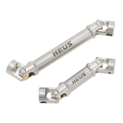 MEUS RACING Stainless Steel TRX4M Driveshaft, Drive Shaft for Traxxas 1/18 TRX4M High Trail K10/F150 RC Crawler Upgrade Parts