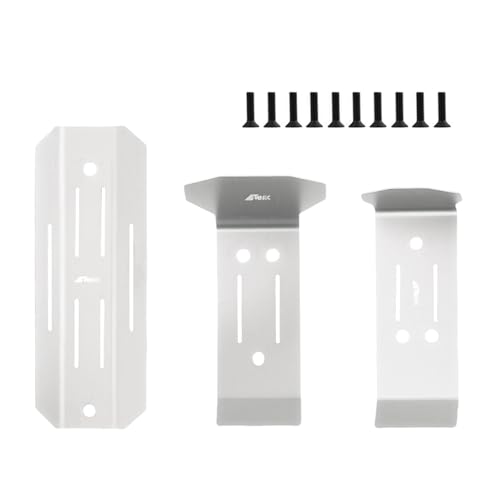 45# Steel Chassis Skid Plate Portector Defend for 1/16 Mini Maxx Minimaxx 4WD RTR RC Car Upgrades Part