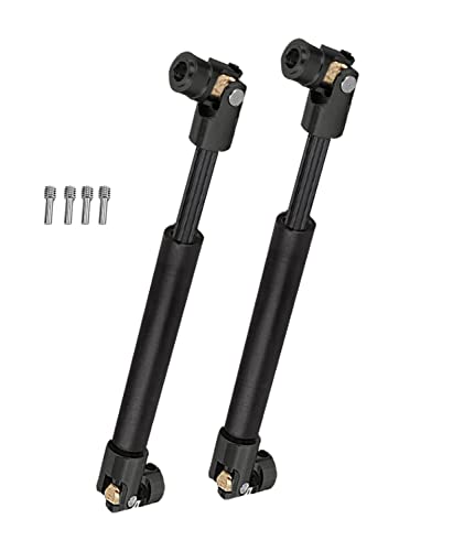 RC Crawler Drive Shaft 94-125MM Upgrades for 1/10 SCX10 2 Red cat D90 Gen7/Pro Rc 4WD GEN8 SCX10-II,Steel #45 Universal Driveshaft,Metal Axles Part Hop-Ups,Black (94-125MM,2PCS) - size: 94-125MM (More Power)