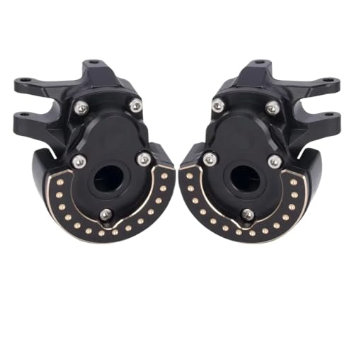 Brass Weight Steering Knuckles F10 Axle Front and Rear Portal Cover Compatible with 1 10 Scale RC Crawler Models Like VRD VS4 10 Phoenix Upgrade Parts(Front axle kit) - color: Front Axle Kit