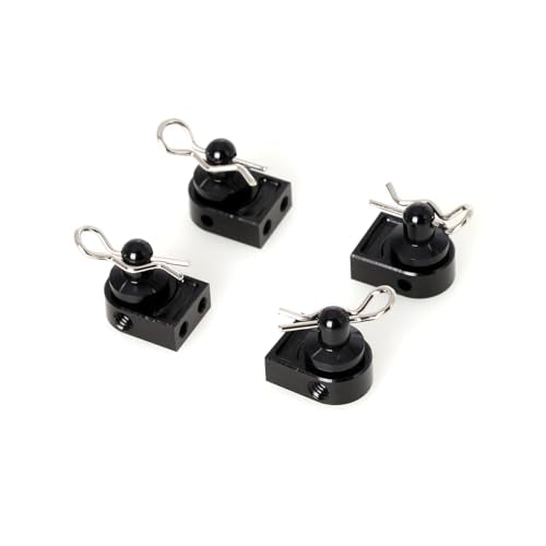 LCX Racing 1/10th RC Crawler Car Aluminum Body Post w/Clip Body Mount for Axial SCX10 PRO, Upgrades Parts Accessories