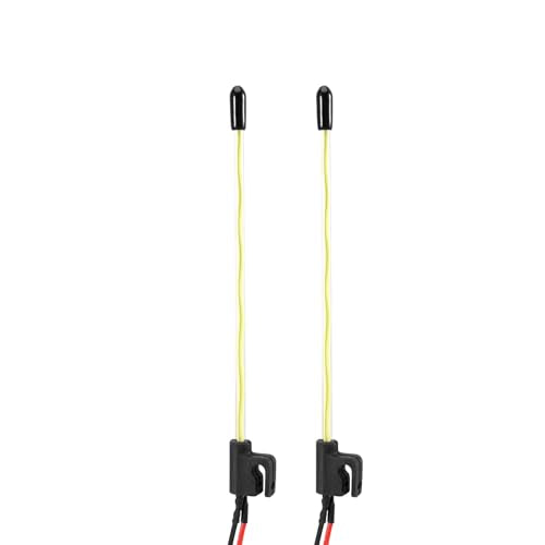 INJORA LED Whip Light Side Fixed for 1/18 SCX24 1/24 RC Crawlers (Green) - color: Green