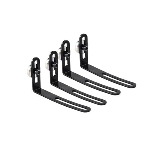 RC Crawlers Components For Axial For SCX10 90046 D90 RC Car Shell Body Mount Metal L-Bracket With Magnet 1:10 RC Crawler Car Parts Replacement Accessories