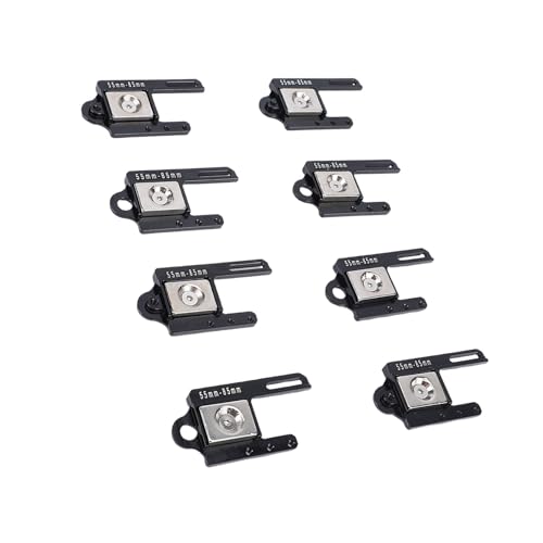 Generic 8Pcs RC Crawler Body Mounts Set, Powerful Magnet RC Body Post Mounts, Suitable for Different Vehicle, Black Appearance Processing