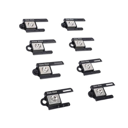 Generic 8Pcs RC Crawler Body Mounts Set, Powerful Magnet RC Body Post Mounts, Suitable for Different Vehicle, Black Appearance Processing