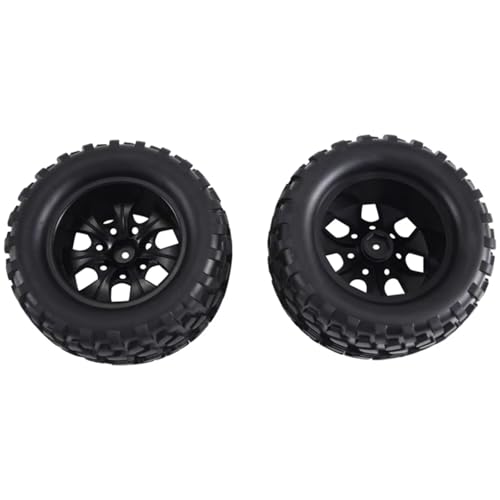Compatible with Traxxas for Rustler for Stampede for Hoss 2Wd 4X4 1/10 RC Truck Tires Wheels 12Mm Hex RC Wheels and Tires RC Assortment