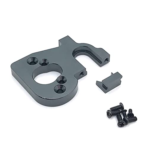 RC 1 Piece RC Car Metal Motor Seat Mount Spare Assembly Accessory For 144001 124018 124019 1/14 RC Buggy 4WD Car - (Color: Gray) - color: Gray