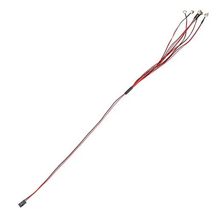 6 LED RC Car Light, 3-7V Headlight Taillight Set 5mm/3mm Diameter LED Light for 1/10 RC Model Car Truck