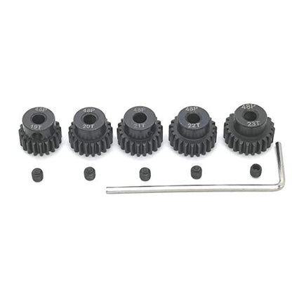 48P 19T 20T 21T 22T 23T Pinion Gear with Screw Driver for 3.175mm Shaft 1/10 RC Brushless Brush Motor by MakerDoIt