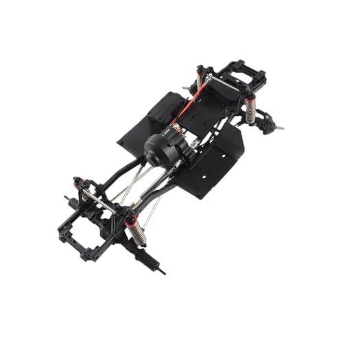 HUIOP Chassis Frame, 313mm Wheelbase Chassis Frame for 1/10 AXIAL SCX10 II 90046 90047 RC Crawler Climbing Car DIY
