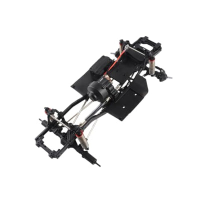 HUIOP Chassis Frame, 313mm Wheelbase Chassis Frame for 1/10 AXIAL SCX10 II 90046 90047 RC Crawler Climbing Car DIY