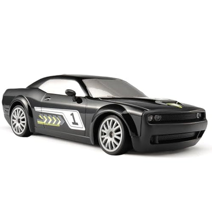 jaming KF27 Remote Control Car,RC Cars for Kids,1:20 4WD RC Drift Car with LED Lights, High-Speed Competitive 2.4G Cars for Drift and Race, Children's Gifts and Toys(Black 2-Battery)