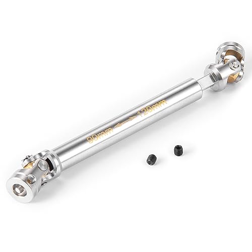 RC-Hub 1Pcs RC Driveshafts Metal Drive Shaft 45-50/47-57/55-67/60-80mm for 1:14 Tamiya Trailer Tractor Truck RC Crawler Car (90mm-120mm) - size: 90mm-120mm