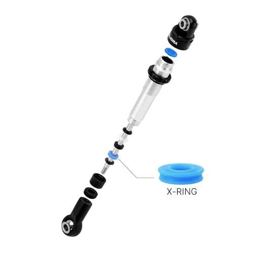 INJORA DRX 80mm Dual-rate Spring Oil Shocks for TRX4 SCX10 1/10 RC Crawler - size: 80mm