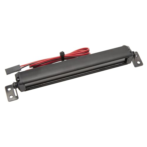 DKKY RC Car LED Lights Kit Light Bar for 1/10 RC Crawler Axial SCX10 Traxxas TRX4 Arrma Senton Redcat Gen7 Tamiya D90 CC01 (110mm/25 Beads) - size: 110mm/25 Beads