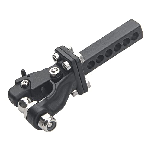 ShareGoo Metal RC Trail Tow Hitch Trailer Hook & Simulation M3 Ball Buckle Link Component Compatible with Traxxas TRX4 90046 90047 Axial SCX10 1/10 RC Crawler (RC Hook & Coupler)
