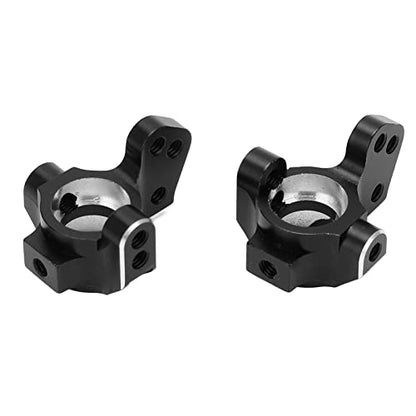Pilipane 1 Pair Aluminum Alloy Metal Front Steering Cups, Upgrade Parts for 3Racing Sakura D5 1/10 RC Car