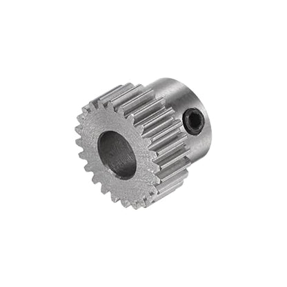 HARFINGTON Pinion Gear 5mm Bore 24T Mod 0.5 Stainless Steel Spur Diff Differential Motor Gear RC Car Replacement Parts - style: 24T