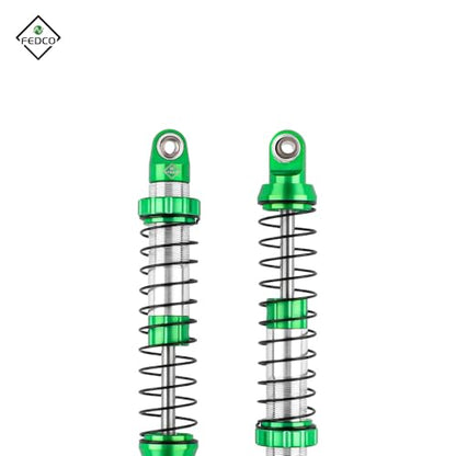 UTB18 Shocks 92MM Long Travel Shocks Absorber for Axial Capra UTB18 Upgrades Trail 4WD 1/18 RC Crawler - color: Green