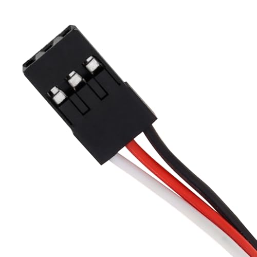 6Pcs 3 Pin JST Plug Splitters Servo Cord Wire, 15cm Male to 3 Female Y Harness Connector Servo Extension Cable Fit for Futaba JR RC Car or Airplanes (Male to 3 Female) - size: Male to 3 Female