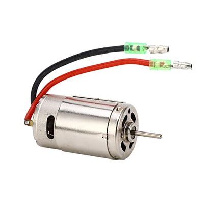 Generic 390 Brushed Motor 7.2V-8.4V 21000RPM High Efficiency Low Noise for 1/16 1/18 RC Cars with Precise Design High Purity Copper Winding
