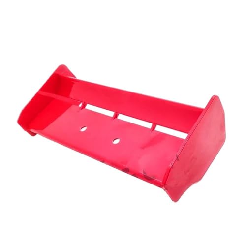 RC Car Parts for HSP 94106 94107 94166 S279 1/10 RC Tail Wing Soft Plastic Rear Spoiler RC Racing Car Parts Off Road Buggy Truck Replacement Car Accessories(Red) - color: Red