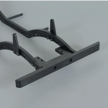 RC Frame Parts For Axial For SCX10 D90 TF2 B5 1/10 Metal Chassis Set Rails Frame With Shock Towers For Leaf Springs Mounting Holes RC Crawler Upgrade