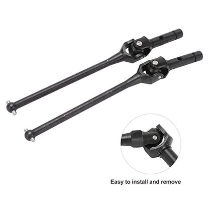 1 Pair RC Metal Front CVD Drive Shaft, Front CVD Transmission Axle for YK 4012 1/10 RC Car, Steel CVD Drive Shaft Set with High Precision and Durability for RC Crawler