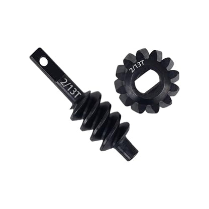 DJX 2/13T Axle Worm Gear Upgrades Part for 1/30 Axial SCX30 Jeep Wrangler JLU Bronco (13T) - size: 2/13T