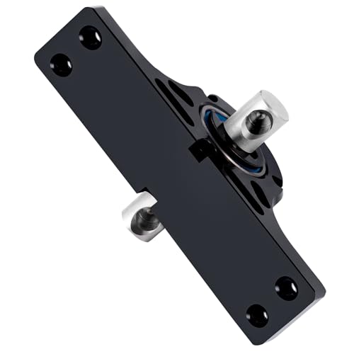 RCHUBAM RC Extend Driveshaft Axle Connector Aluminum Splitter Bridge Connector Replacement Parts for 1/14 Tamiya Trailer Tractor Truck RC Crawler Car