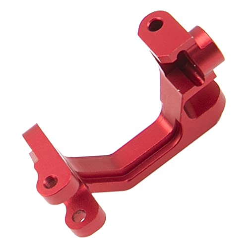 Metal C Hub Carrier Caster Block C Seat Upgrades Parts Compatible with Arrma 1/8 Infraction 4X4 MEGA/Vendetta 4X4 3S BLX RC Car (Red) - color: Red