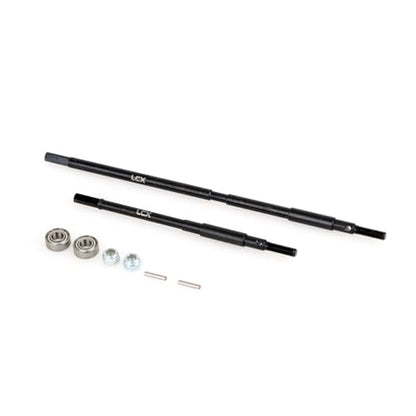 LCX Racing 1/10th RC Crawler Car AR60 OCP Hard Steel Rear Axle Drive Shaft Dogbone Straight Shaft for Axial Wraith RR10 SMT10, Upgrades Parts Accessories
