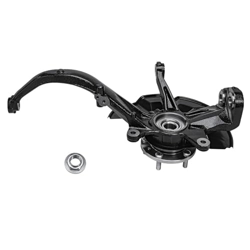Detroit Axle - Front Steering Knuckle Kit for 06-12 Ford Fusion, 06-11 | Mercury Milan, 06 Lincoln Zephyr, CV Axle Steering Knuckle & Wheel Bearing Hub 2006 2007 2008 2009 2010 2011 2012 Replacement - size: 2UX47646/Pair