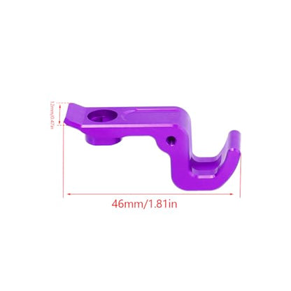 Upgrade Aluminum Alloy Spare Parts Full Set RC Car Accessories Fitting for Hyper Go H16BM H16GT H16DR MJX 1/16 JC16EP Brushless High Speed Trucks (RED,Car Shell Buckle) - size: Car Shell Buckle