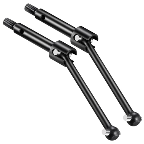 Steel Front Rear Steering CVD Drive Shafts Driveshafts Cups | Upgrades, For Losi 1/18 Mini LMT 4WD 4X4 Brushed Monster, RC Truck