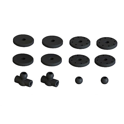 ARRMA Shock Set Bore16mm Length133mm Oil1000cSt ARA330622 Elec Car/Truck Replacement Parts
