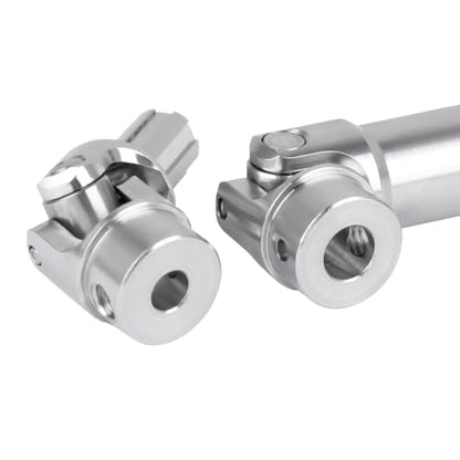 2PCS RC Drive Shafts Front Rear Centre Shaft Heavy Duty Steel for TRX4M 1/18 RC Crawler Upgrades (Silver) - color: Silver