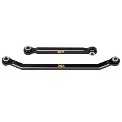 DJX CNC Brass High Clearance 4-Link w/Steering Link Set for 1/18 RC Crawler Redcat Ascent-18(Brass)