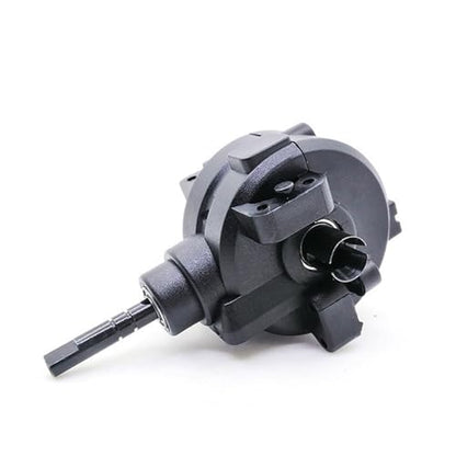 1/10 RC Car Rear Drive Diff Gear Box Assembly Set Upgraded Parts Compatible with 1:10 Car HSP Redcat Himoto Volcano EPX 94106 94107 94108 94111 94123 - color: Black