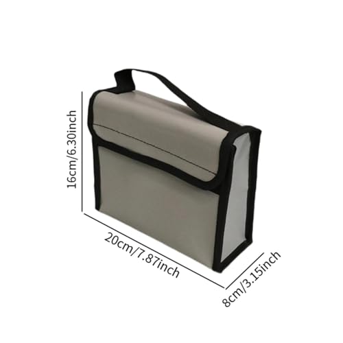 Menolana Battery Storage Pouch Portable Battery Protection Lipo Bag, L