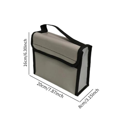 Menolana Battery Storage Pouch Portable Battery Protection Lipo Bag, L