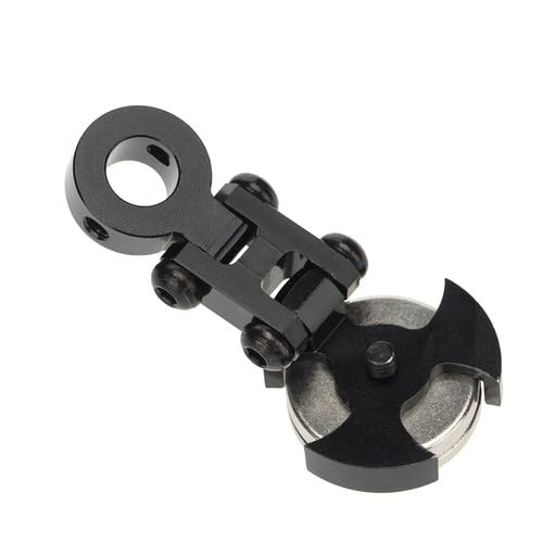 3pc Invisible Magnetic Body Post Mounts – Black Alloy, Engineered for 1:10 RC Car Bodies, No Drilling, Strong Magnet Absorption