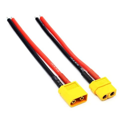 XT60 Wire Harness Terminal Connector Cable Silicone Wire For RC Car Battery Part Electrical For Toys Parts And Accessories Upgrade Replacement RC Car Upgrade Part