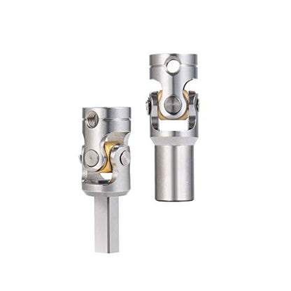 RC-Hub 1Pcs RC Driveshafts Metal Drive Shaft 45-50/47-57/55-67/60-80mm for 1:14 Tamiya Trailer Tractor Truck RC Crawler Car (45-50mm) - size: 45-50mm