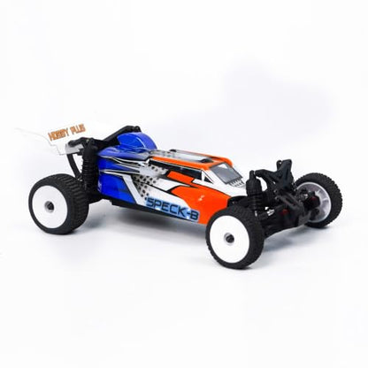 Helidirect RADIANZ Hobby Plus Speck-B Nexo Airbrush Lexan Body Overheat – Pre-Painted Lightweight Body Shell for HobbyPlus Speck-B RC Car - color: Overheat