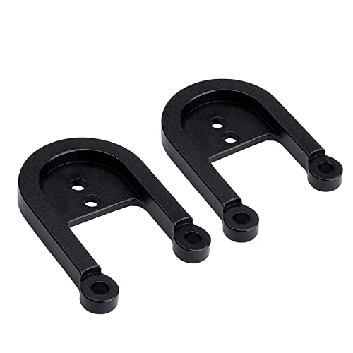 2pcs Aluminum Front/Rear Shock Tower Hoops Bracket Mount for 1/10 RC CAR RC4WD Gelande II Chassis (Rear Shock Hoops) - style: Rear Shock Hoops