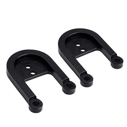 2pcs Aluminum Front/Rear Shock Tower Hoops Bracket Mount for 1/10 RC CAR RC4WD Gelande II Chassis (Rear Shock Hoops) - style: Rear Shock Hoops